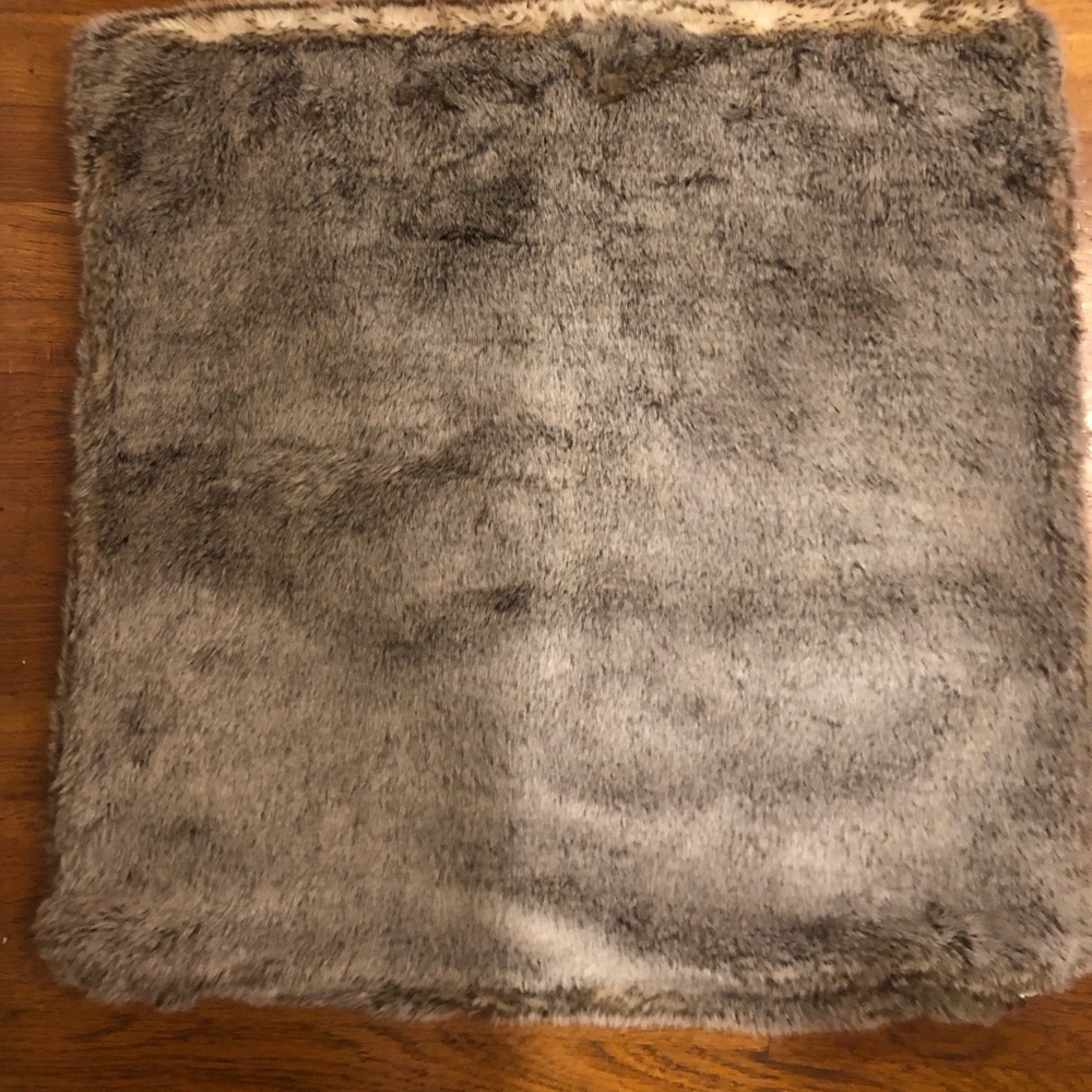 Restoration Hardware Faux fur pillows